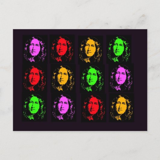 George Eliot Collage Postkarte (Vorderseite)
