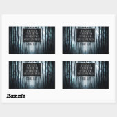 George Eliot inspirierendes Zitat "Nie zu spät" Rechteckiger Aufkleber (Blatt)