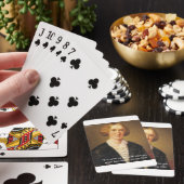 George Eliot Zitat "Niemals zu spät" Spielkarten (In Situ)