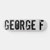 GEORGE F Skateboard (Horizontal)