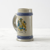 George-Familienwappen Bierglas (Vorderseite Links)