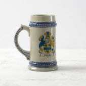 George-Familienwappen Bierglas (Links)