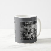 George Fox Zooming Coffee Tasse (VorderseiteRechts)