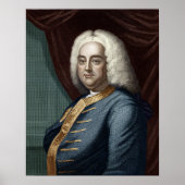 George Frederic Händel, eingraviert von Thomson Poster (Vorne)