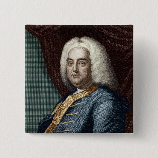 George Frederic Handel, graviert durch Thomson Button (Vorderseite)