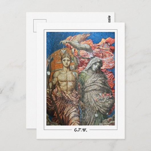 George Frederic Watts #24 - Fine Art Postcard Postkarte (Vorne/Hinten)