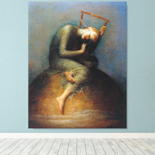 George Frederic Watts: Hoffnung Leinwanddruck (Insitu (Holzboden))