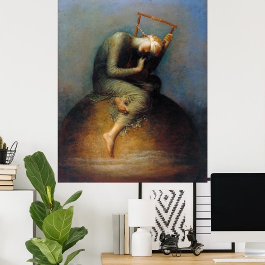 George Frederic Watts: Hoffnung Poster (Heimbüro)