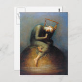 George Frederic Watts: Hoffnung Postkarte (Vorne/Hinten)