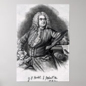 George Frederick Händel, 1749 Poster (Vorne)