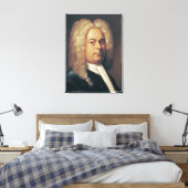George Frederick Handel Leinwanddruck (Insitu (Schlafzimmer))
