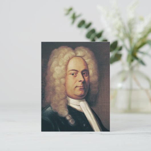 George Frederick Handel Postkarte (Stehend Vorderseite)