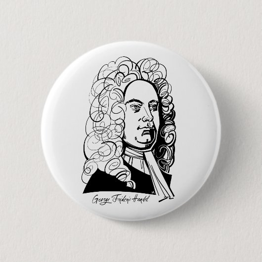 George Frideric Handel Button (Vorderseite)