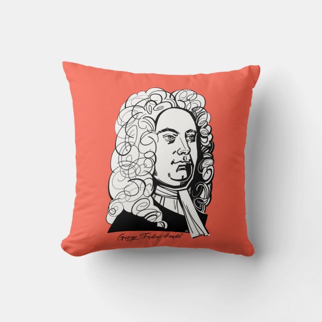 George Frideric Handel Kissen (Vorderseite)
