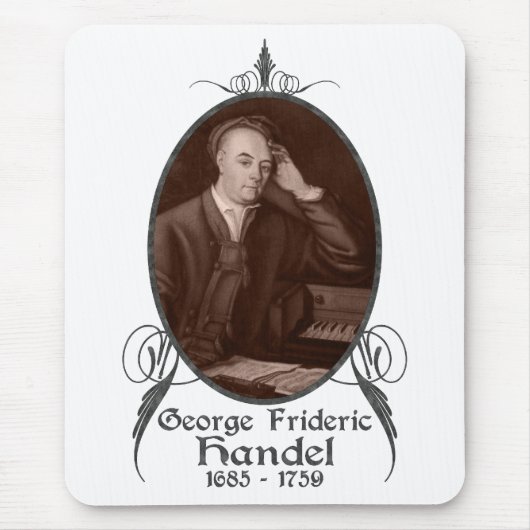 George Frideric Handel Mousepad (Vorne)