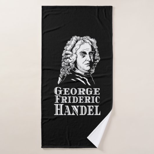 George Frideric Handel Portrait Badehandtuch (Badehandtuch)