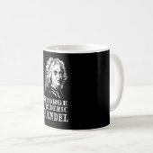 George Frideric Handel Portrait Kaffeetasse (VorderseiteRechts)
