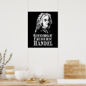 George Frideric Handel Portrait Poster (Küche)
