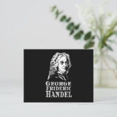 George Frideric Handel Portrait Postkarte (Stehend Vorderseite)