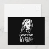 George Frideric Handel Portrait Postkarte (Vorne/Hinten)