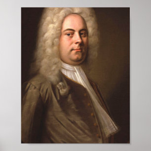 George-Frideric-Händel-Porträt Poster