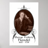 George Frideric Handel Poster (Vorne)