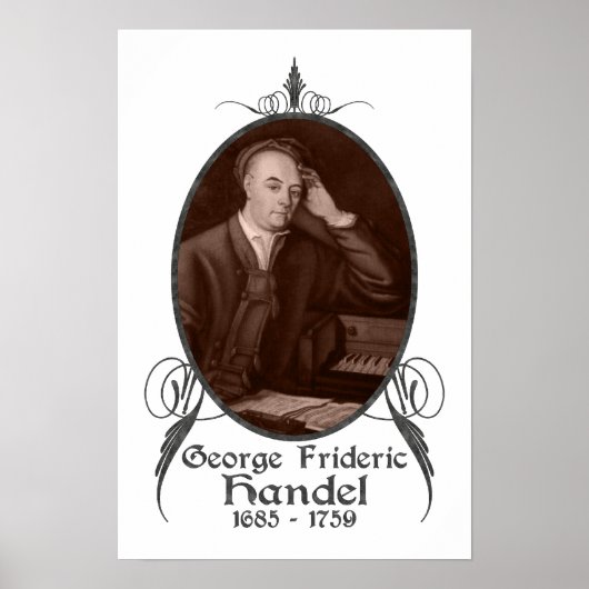 George Frideric Handel Poster (Vorne)