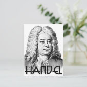 George Frideric Handel Postkarte (Stehend Vorderseite)