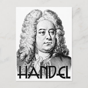 George Frideric Handel Postkarte