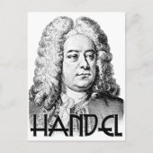 George Frideric Handel Postkarte (Vorderseite)