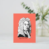 George Frideric Handel Postkarte (Stehend Vorderseite)