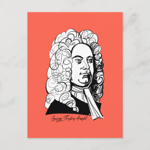 George Frideric Handel Postkarte