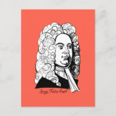 George Frideric Handel Postkarte (Vorderseite)
