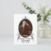 George Frideric Handel Postkarte (Stehend Vorderseite)