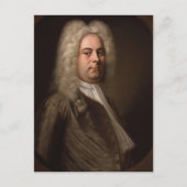 George Frideric Hanel von Balthasar Denner Postkarte (Vorderseite)