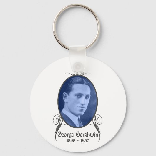 George Gershwin Schlüsselanhänger (Vorderseite)