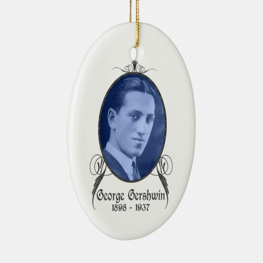 George Gershwin-Verzierung Keramikornament (Rechts)