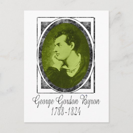 George Gordon Byron Postkarte (Vorderseite)