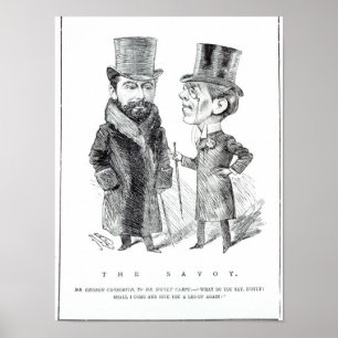 George Grossmith Jnr. und Richard D'Oyly Carte Poster
