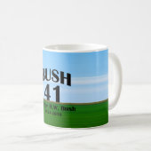 George H.W. Bush 1924-2018 Kaffeetasse (VorderseiteRechts)
