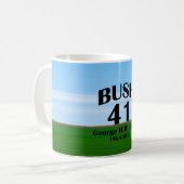 George H.W. Bush 1924-2018 Kaffeetasse (Vorderseite Links)
