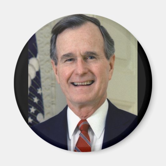 George H. W. Bush 41 Magnet (Vorne)