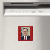 George H. W. Bush 41 Magnet (In Situ (Geschirrspüler))