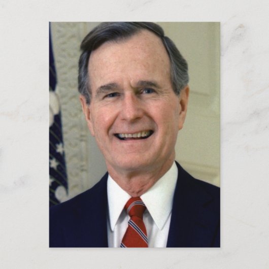 George H. W. Bush 41 Postkarte (Vorderseite)