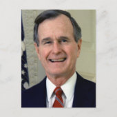 George H. W. Bush 41 Postkarte (Vorderseite)