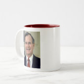 George H. W. Bush 41 Zweifarbige Tasse (Vorderseite Links)