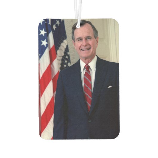 George H. W. Bush Autolufterfrischer (Rückseite)