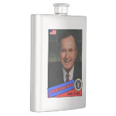 George H.W. Bush Baseball Card Flachmann (Rechts)