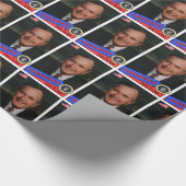George H.W. Bush Baseball Card Geschenkpapier (Ecke)