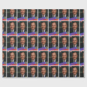 George H.W. Bush Baseball Card Geschenkpapier (Flach)